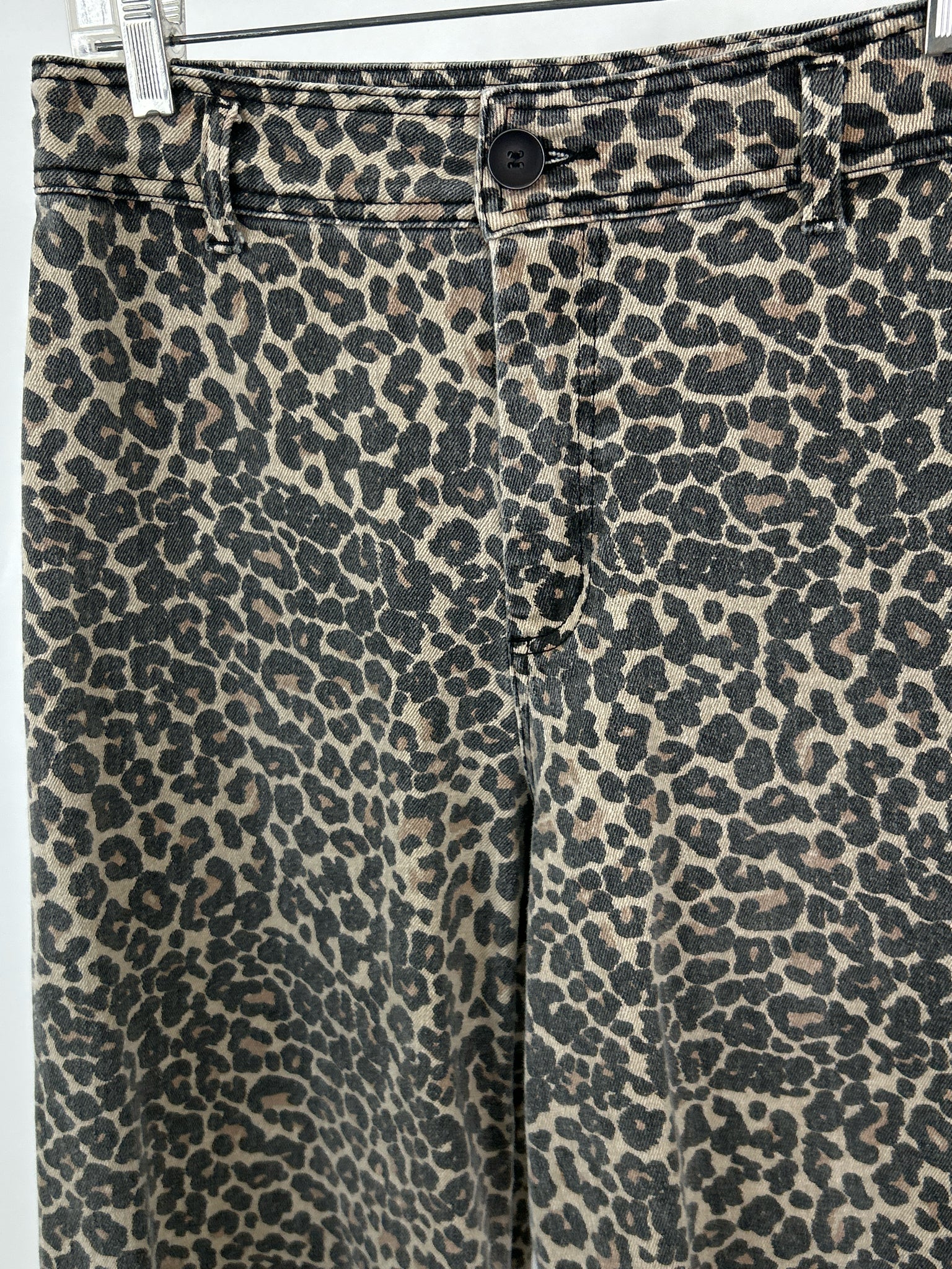 Miou Muse Size L BEIGE AND BLACK Women jeans