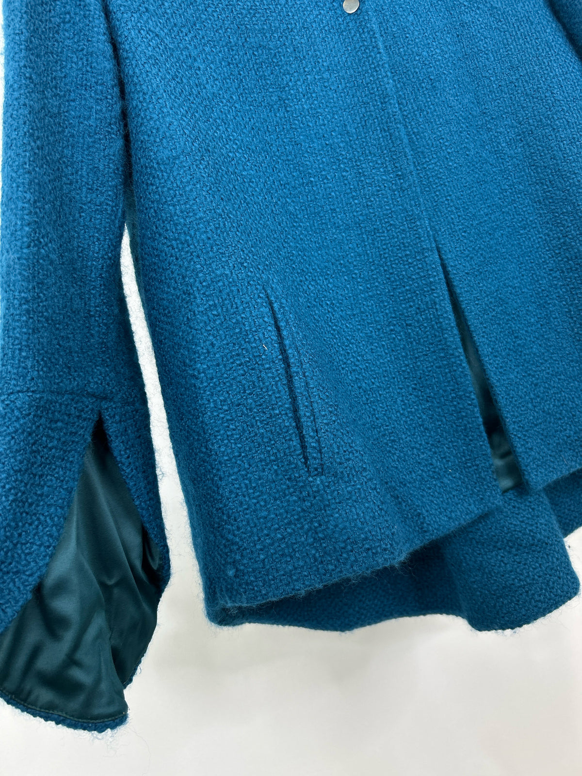 ELIE TAHARI Size L TURQUOISE Women Jacket