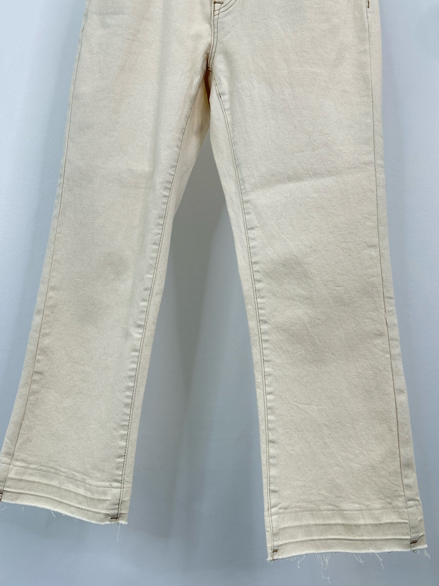 TRIBAL JEANS Size 2 Ecru Jean Women jeans