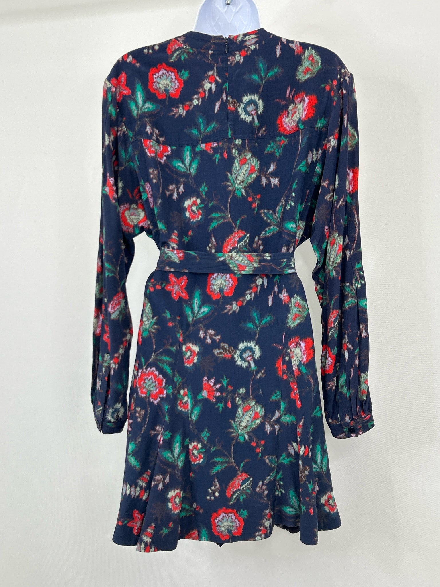 DEREK LAM Size M Blue Print Women Dress