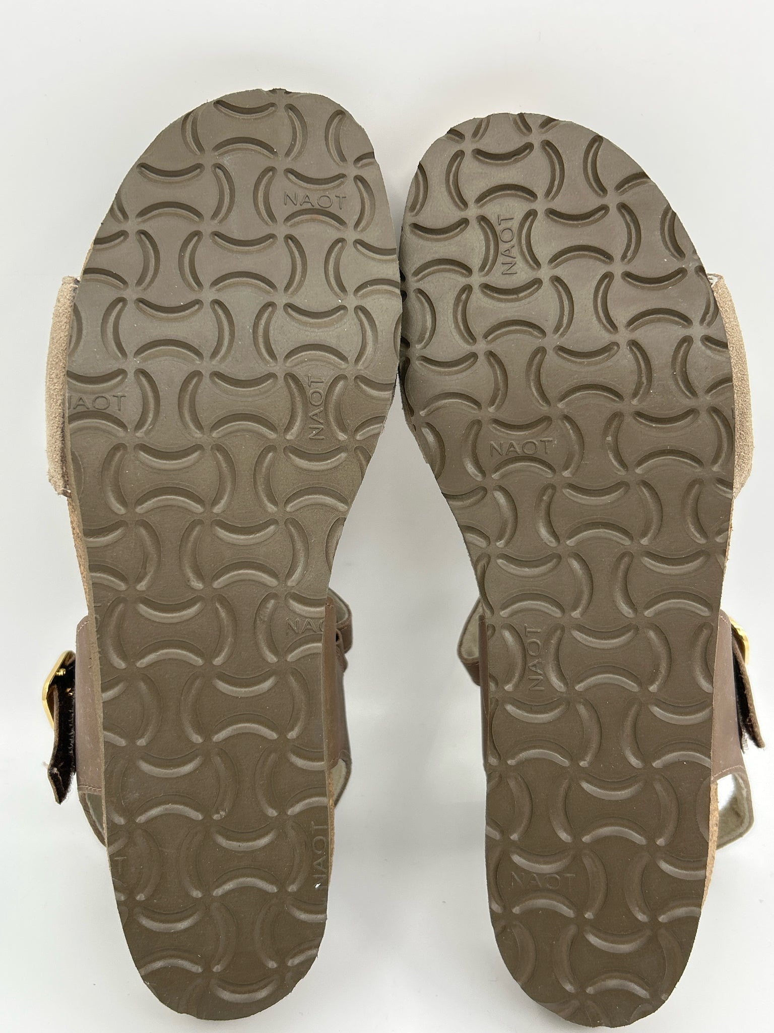 NAOT Size 37/6 Taupe Women Sandal