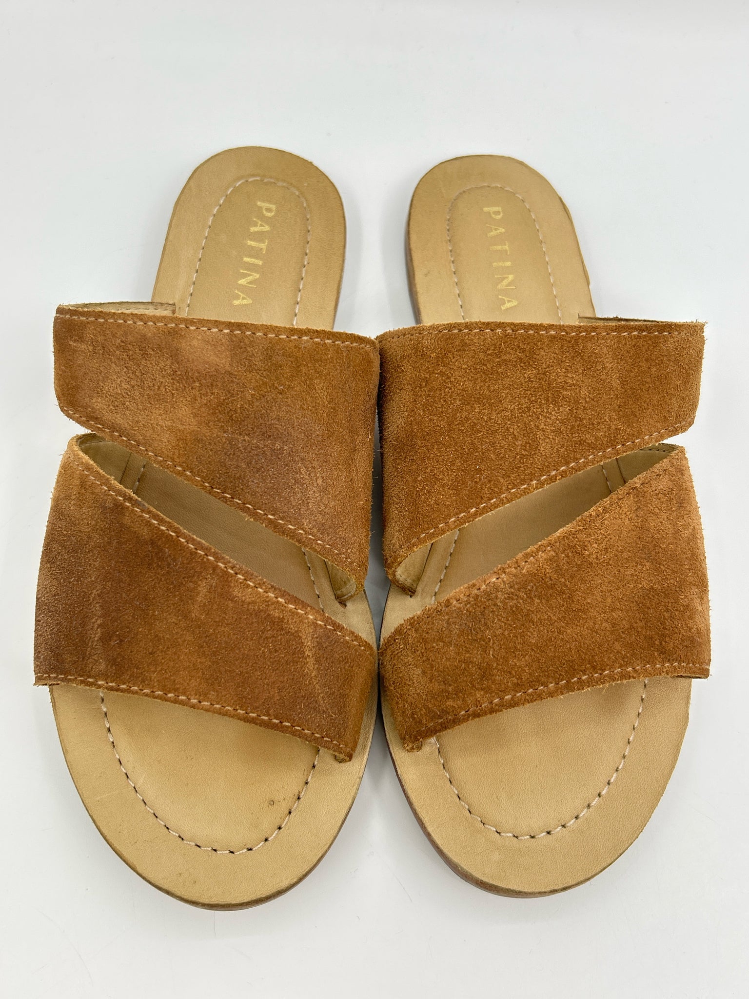 PATINA Size 6 Brown Women Sandal