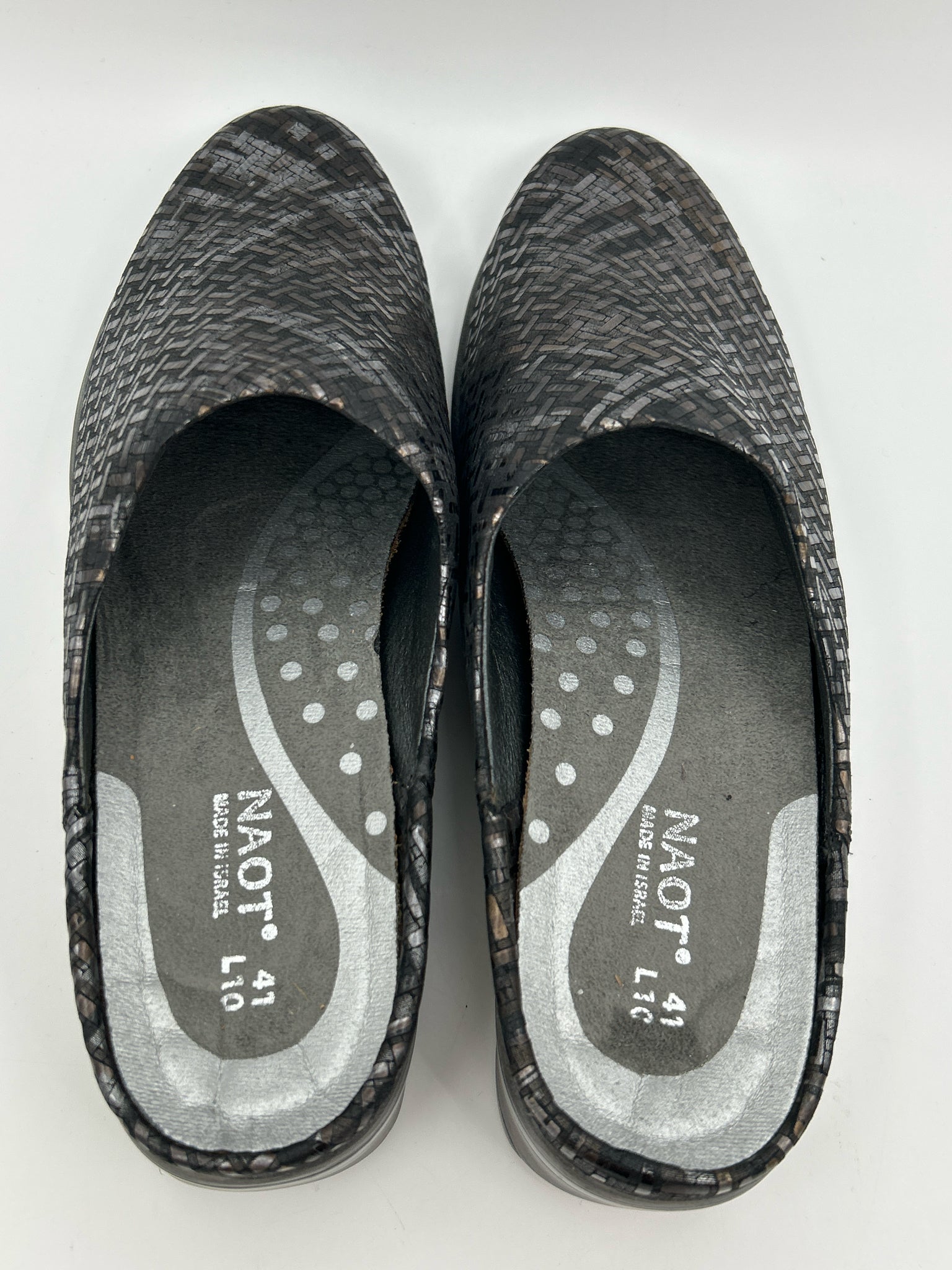 NAOT Size 41 black and grey Women Shoes