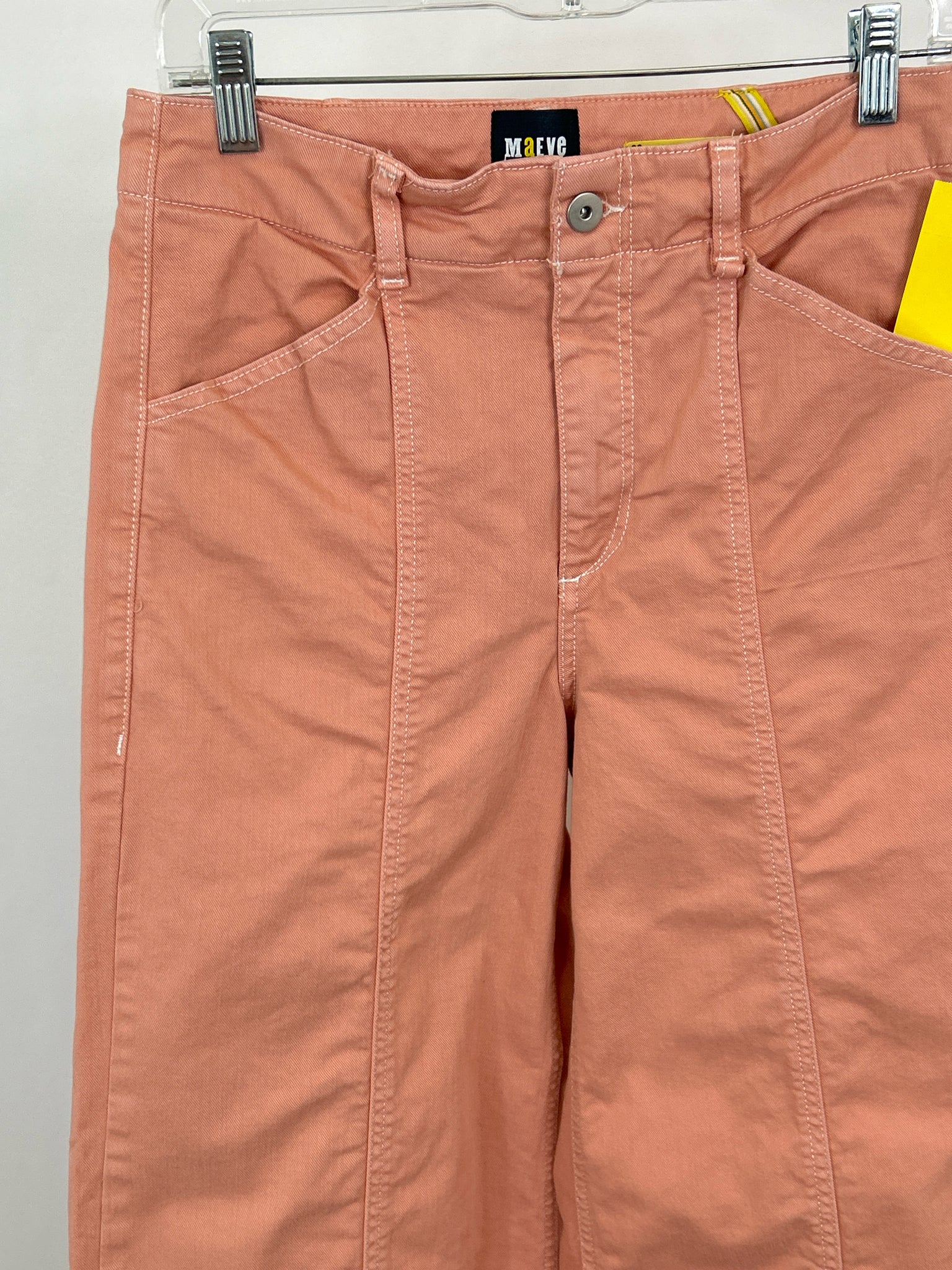 MAEVE Size 28/6 Coral Women Jeans