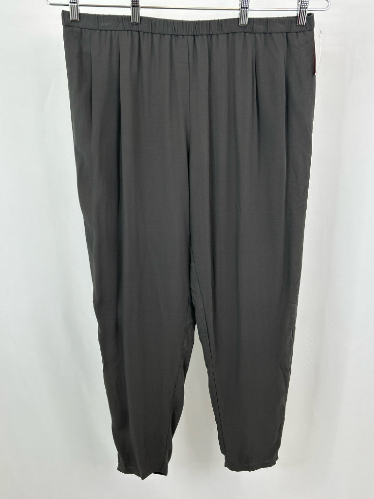 EILEEN FISHER Size 1X Charcoal Pants