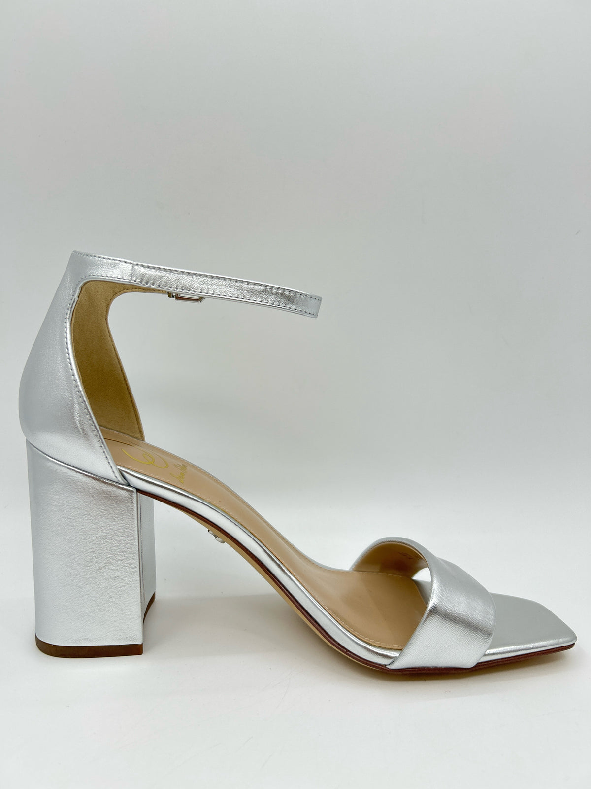 SAM EDELMAN Size 10 Silver Metallic Women Sandal