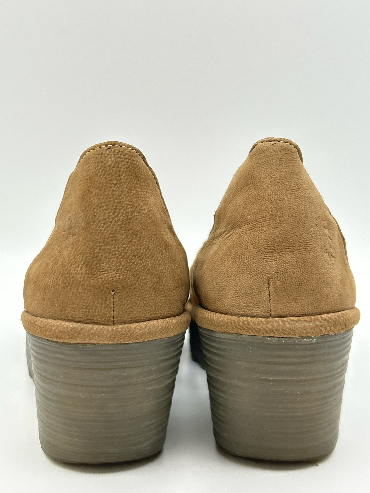 FLY LONDON Size 40/10 Taupe Women Sandal