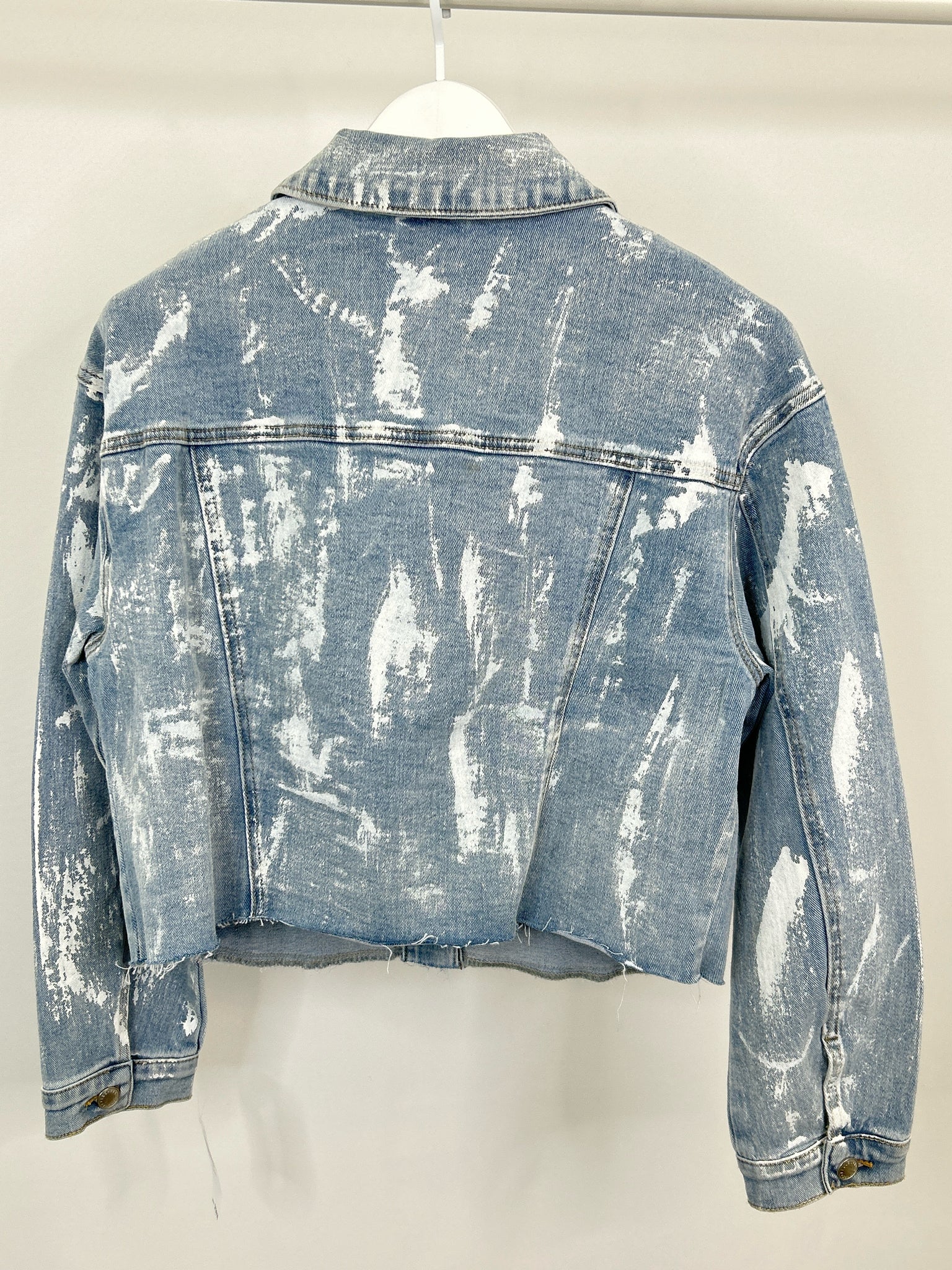AVEC LES FILLES Size M BLUE DENIM Women Jacket