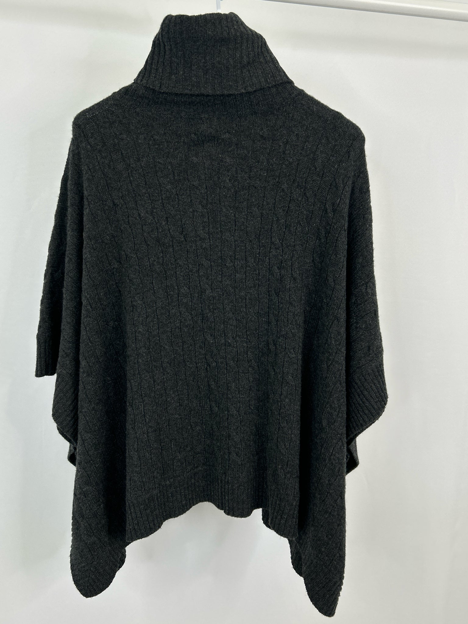 POLO Ralph Lauren Size M Charcoal Women Poncho