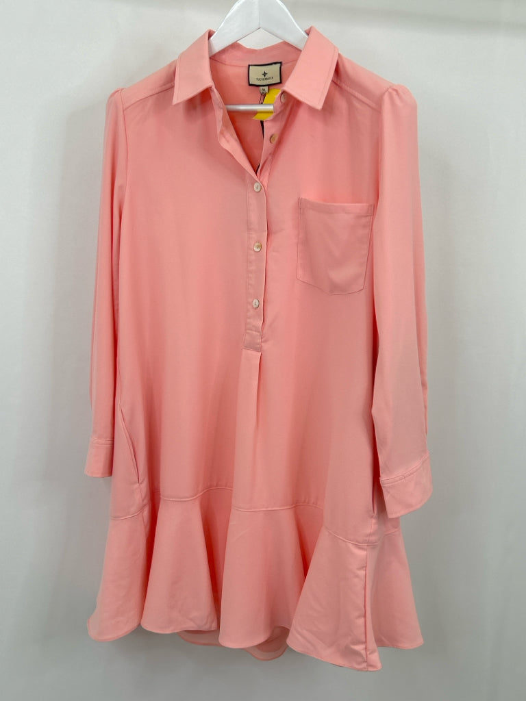 TUCKERNUCK Size XL Peach Dress NWT