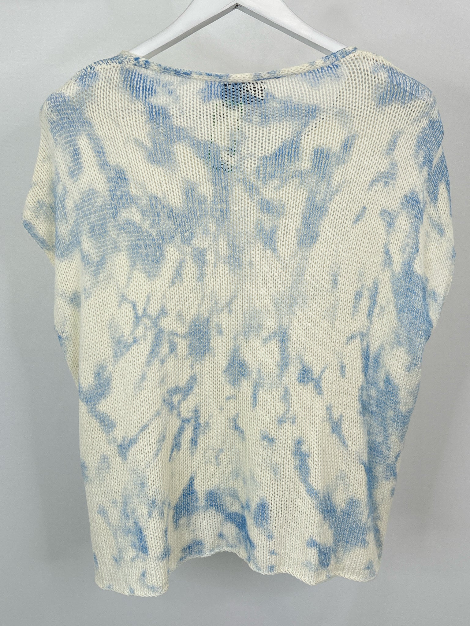 WOODEN SHIPS Size XS BLUE & CREAM Women's Sweater