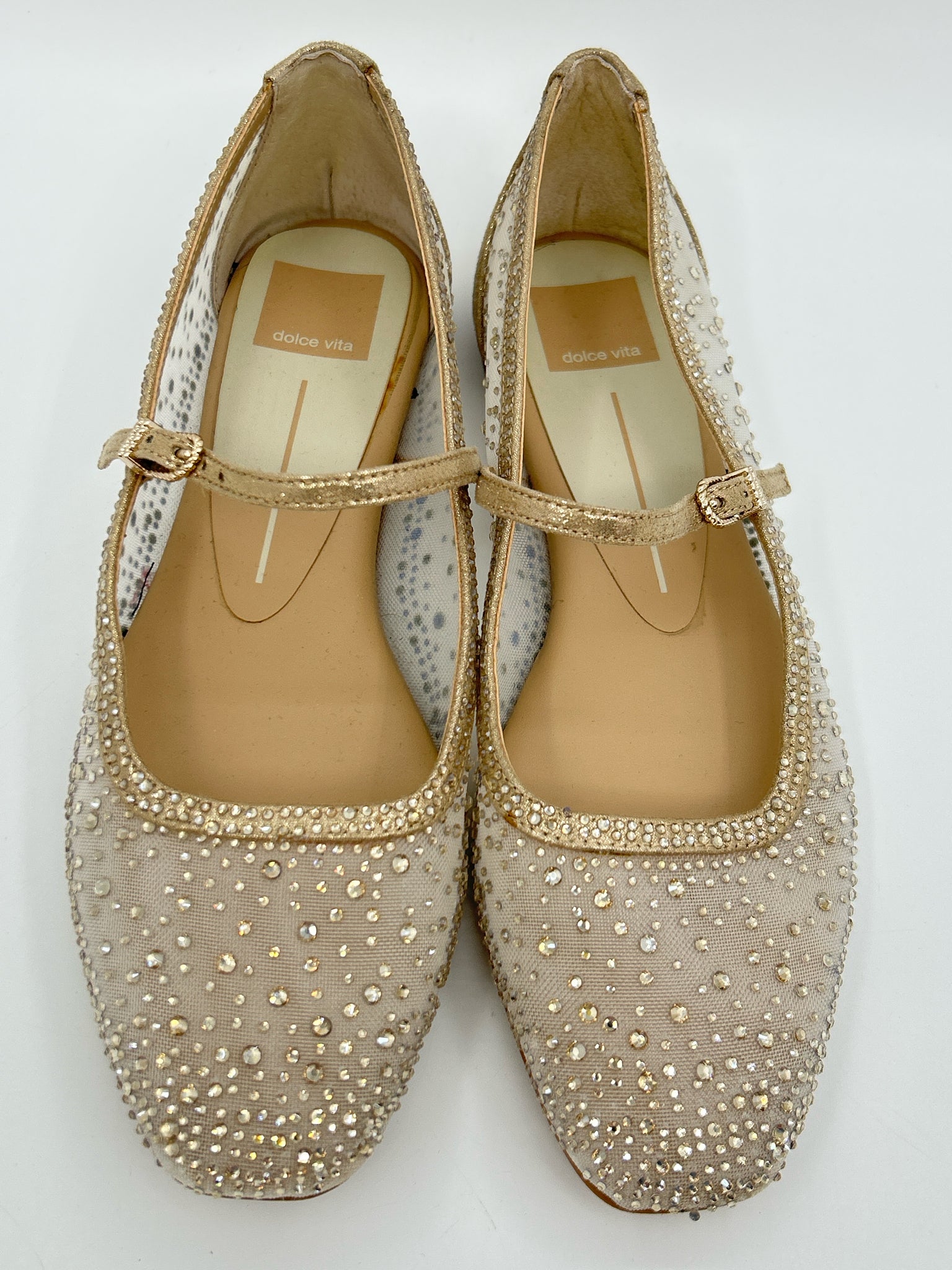 DOLCE VITA Size 7 Gold Women Flats