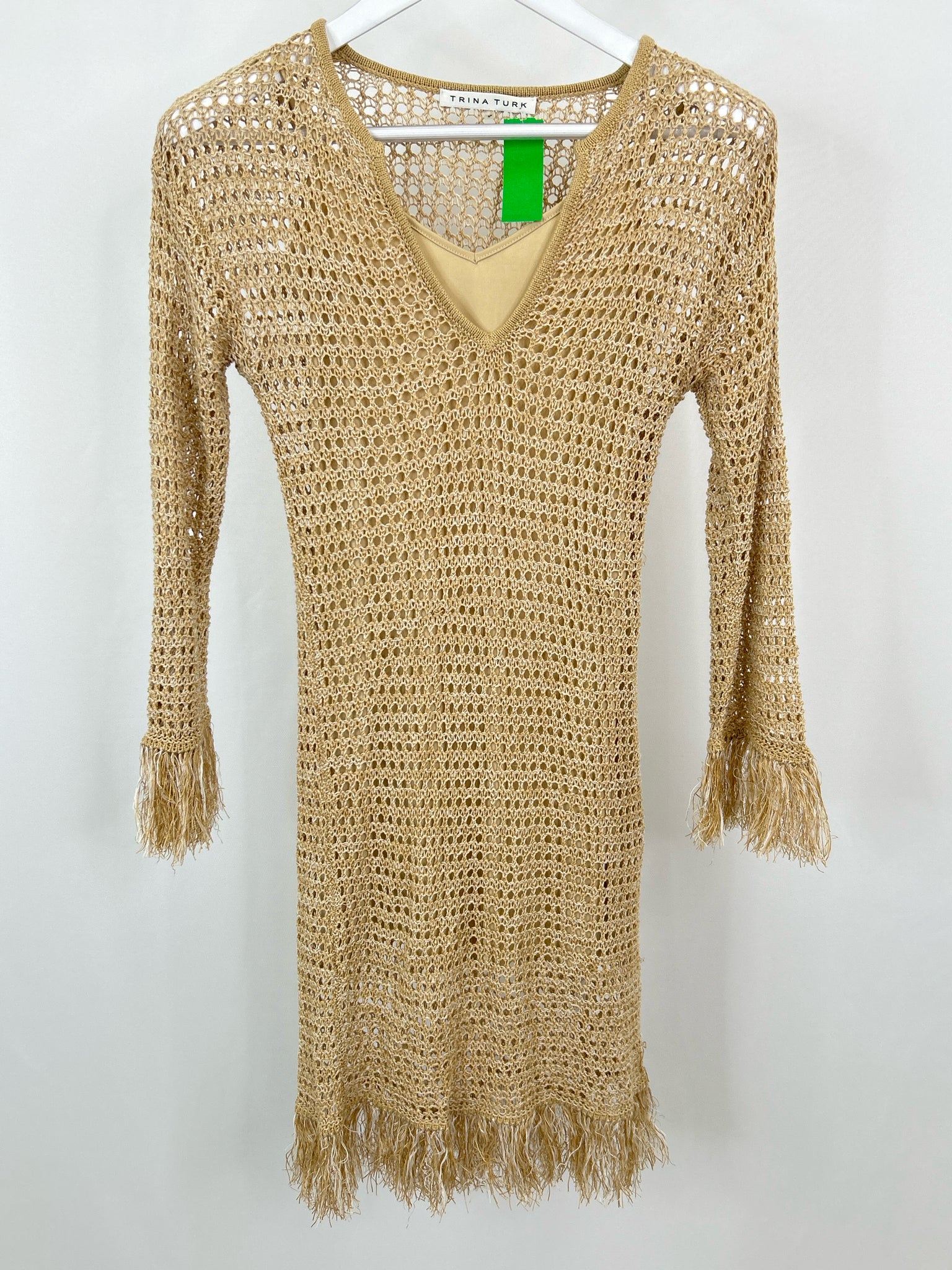TRINA TURK Size XS Beige Women's Dress