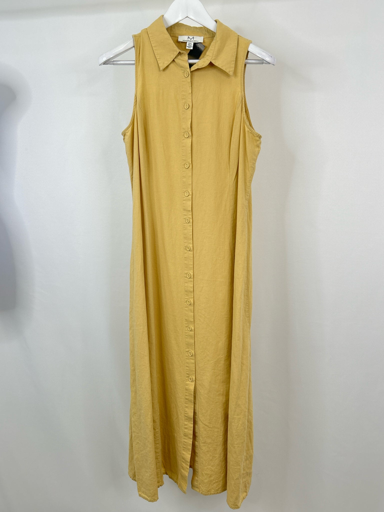 MAGASCHONI Size M Pale Yellow Women Dress