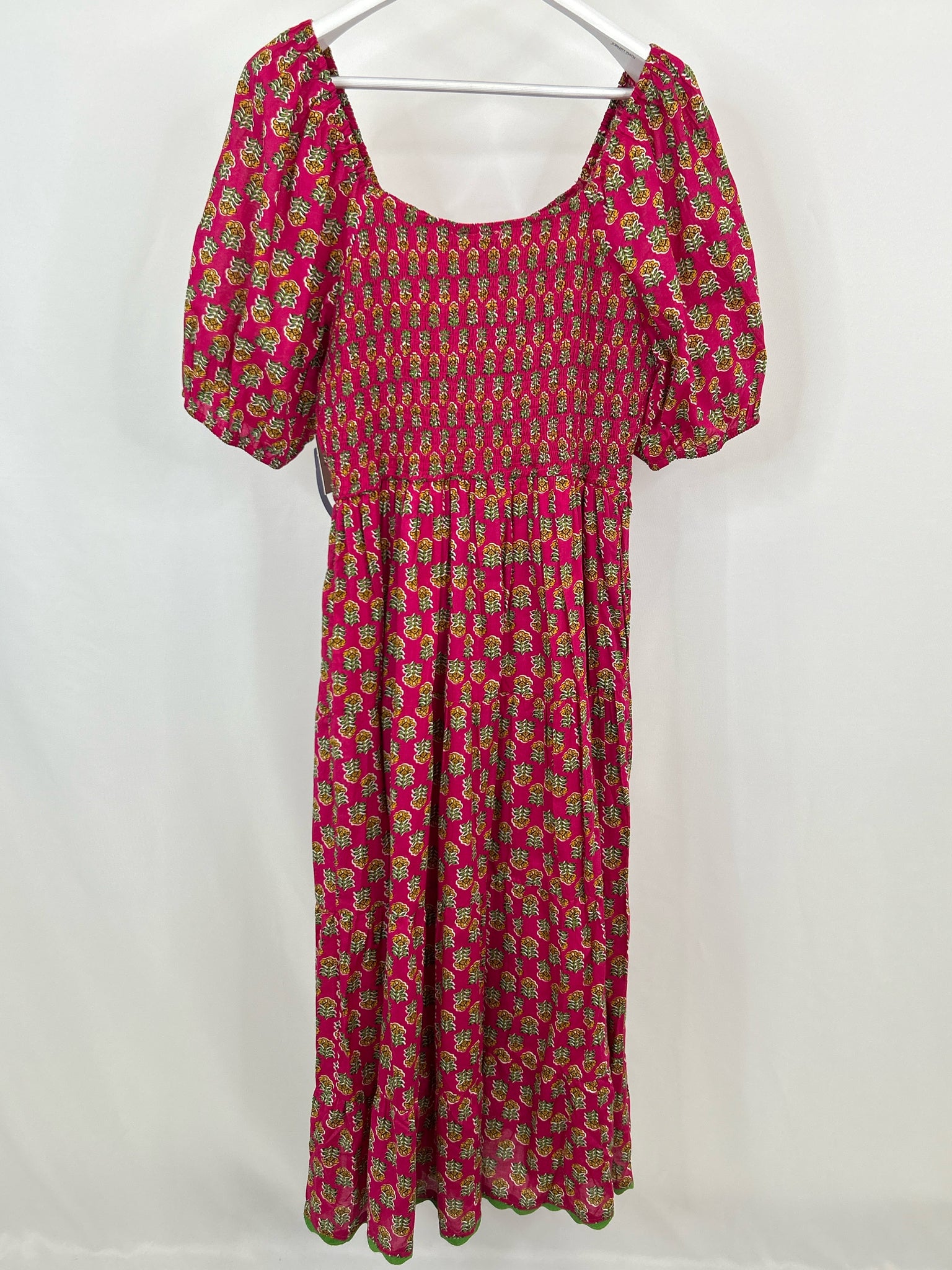 LEA Size 1X Pink Print Women Dress