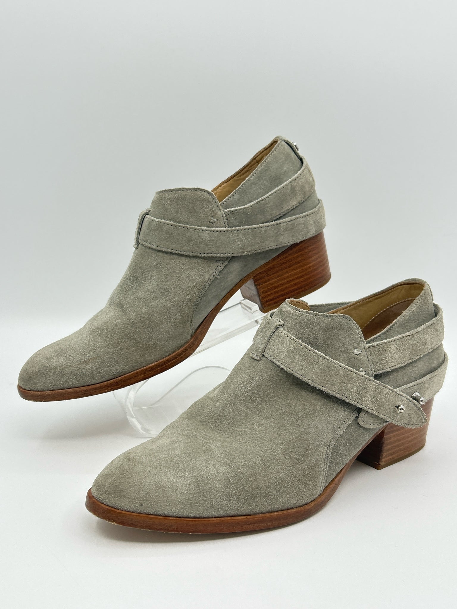 RAG & BONE Size 38.5 Gray Women Booties