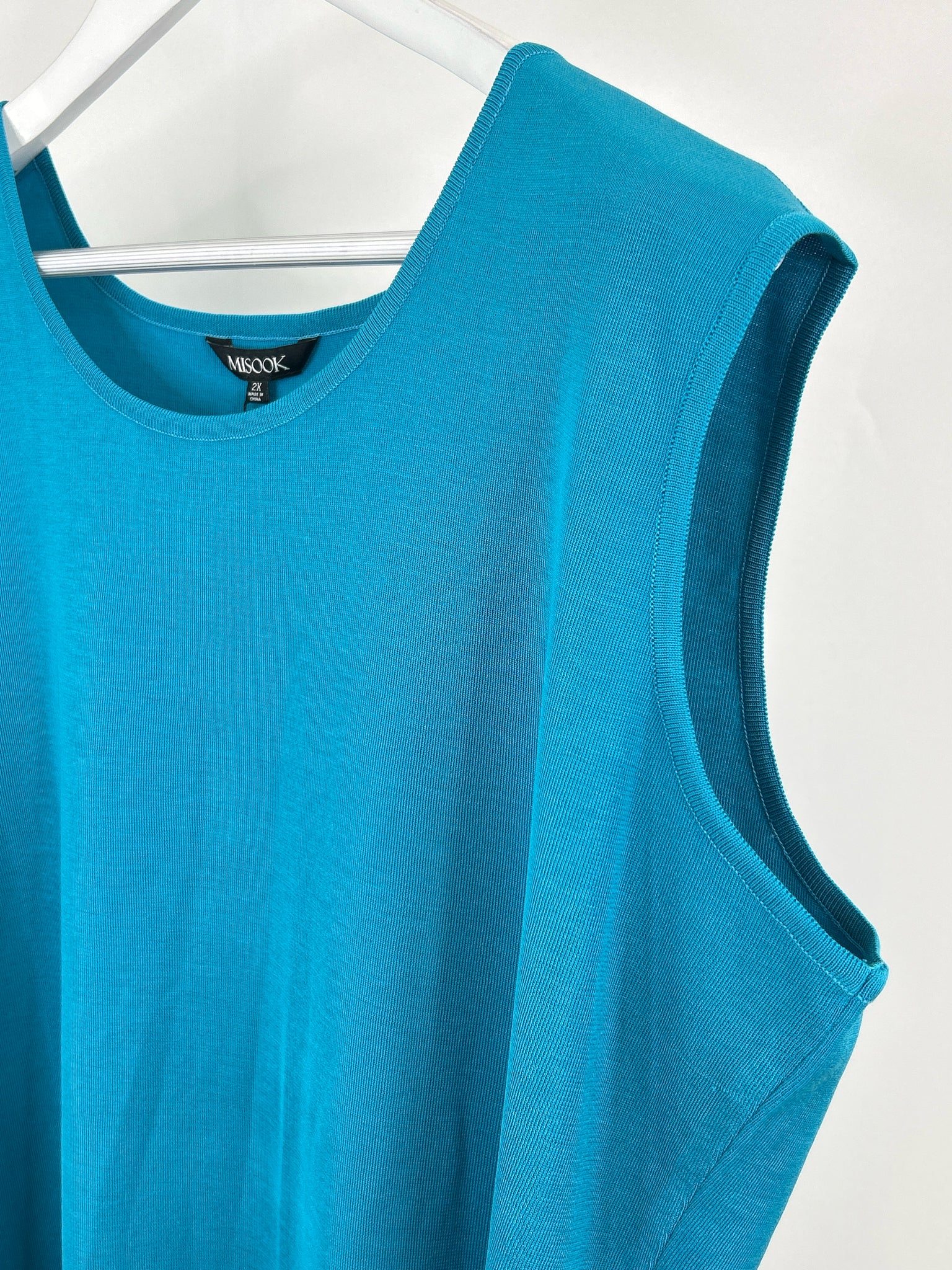 MISOOK Size 2X TURQUOISE Women Sweater