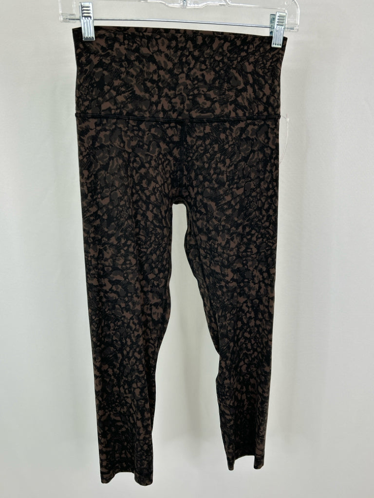 LULULEMON Women Size 6 Brown and Black Legging