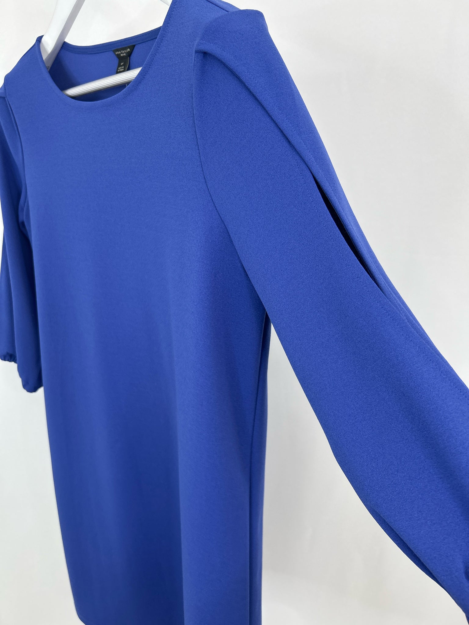 ANN TAYLOR Size MP Blue Women Dress