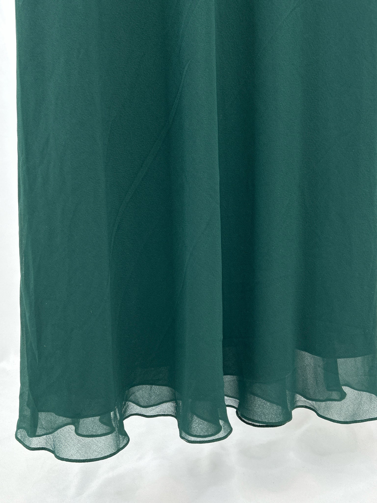 JKARA Size 16 Hunter Green Women Dress