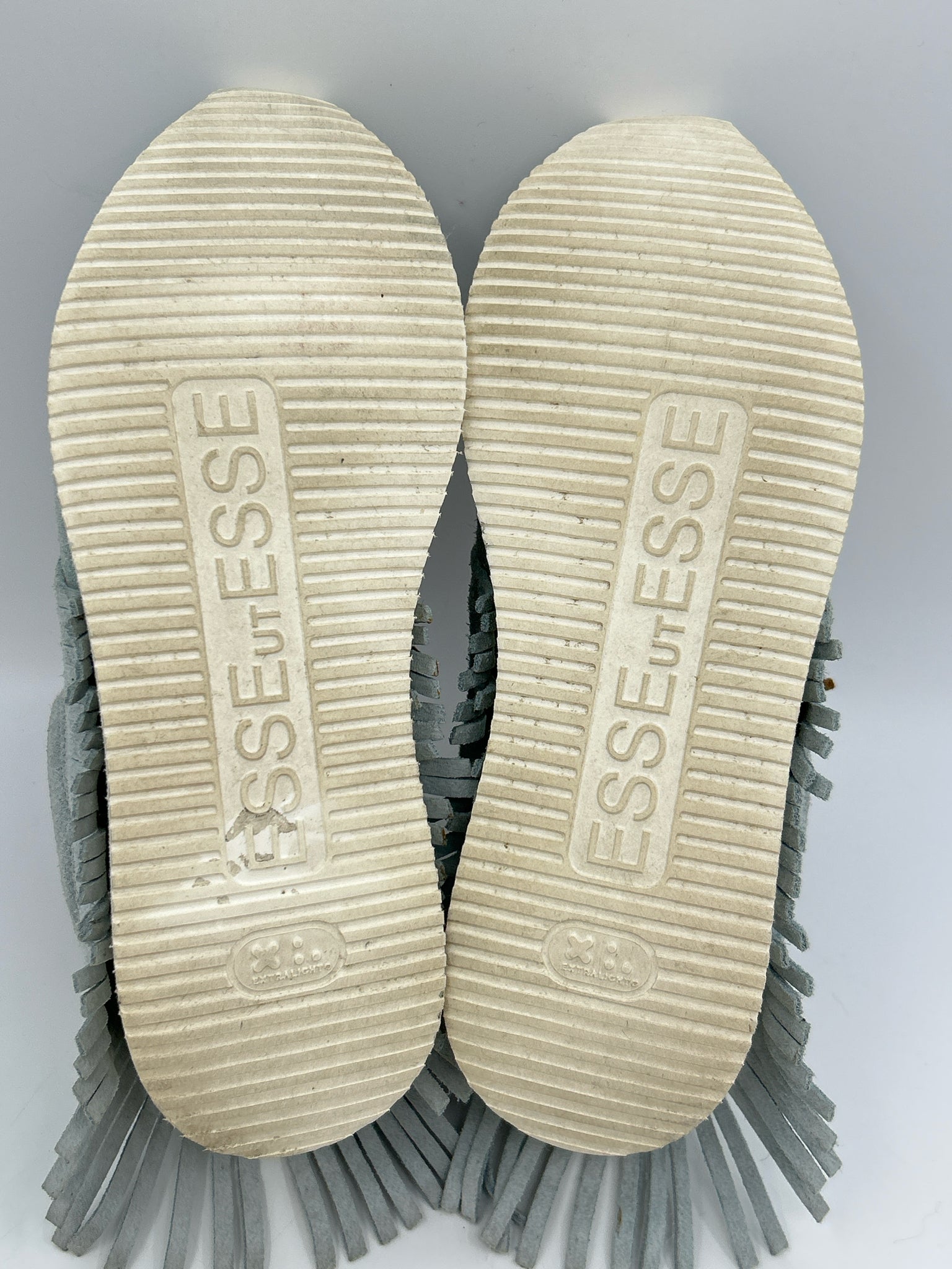 ESSEUTESSE Size 38 Pale Blue Women Sneakers