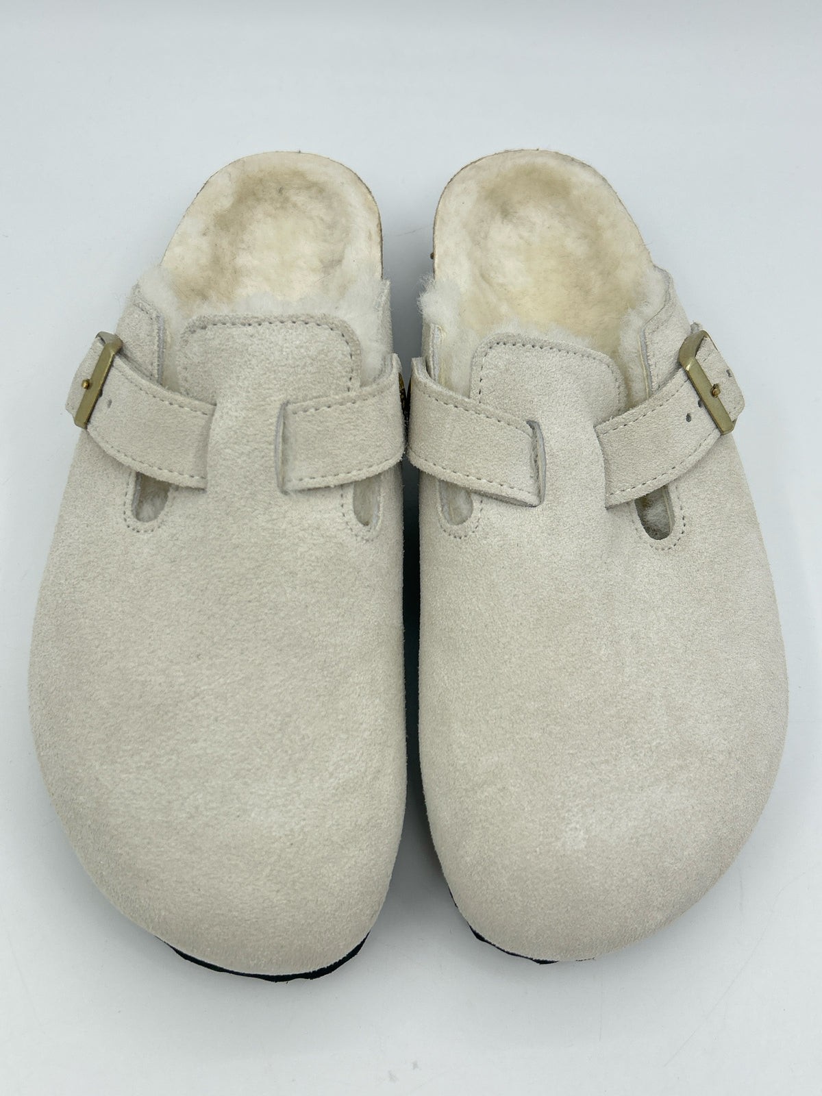 BIRKENSTOCK Size 9 BONE Women Clogs