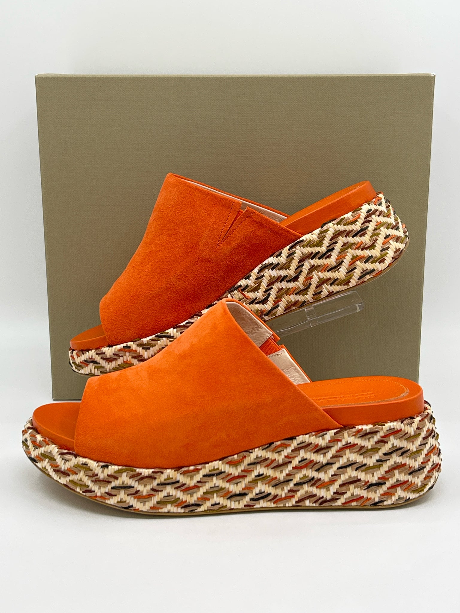 DONALD PLINER Size 7 Orange Women Sandal