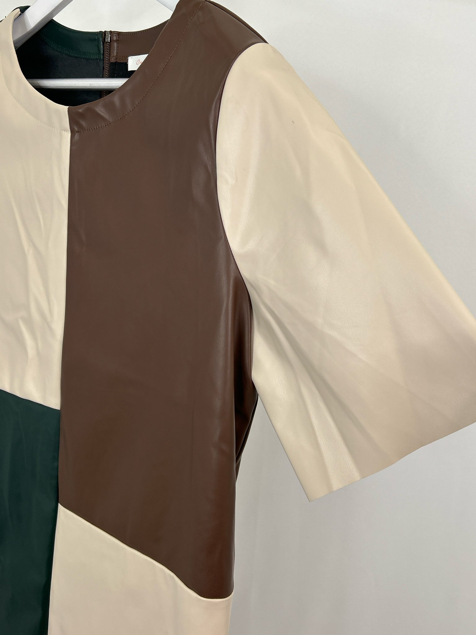 CES FEMME Size M BEIGE AND BROWN Women Dress