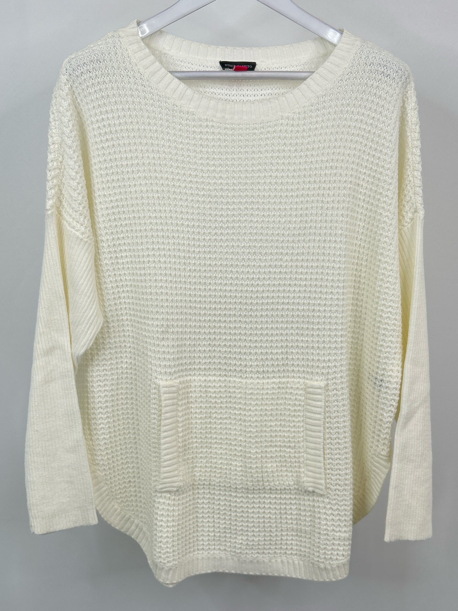 VINCE CAMUTO Size L Cream Women Sweater