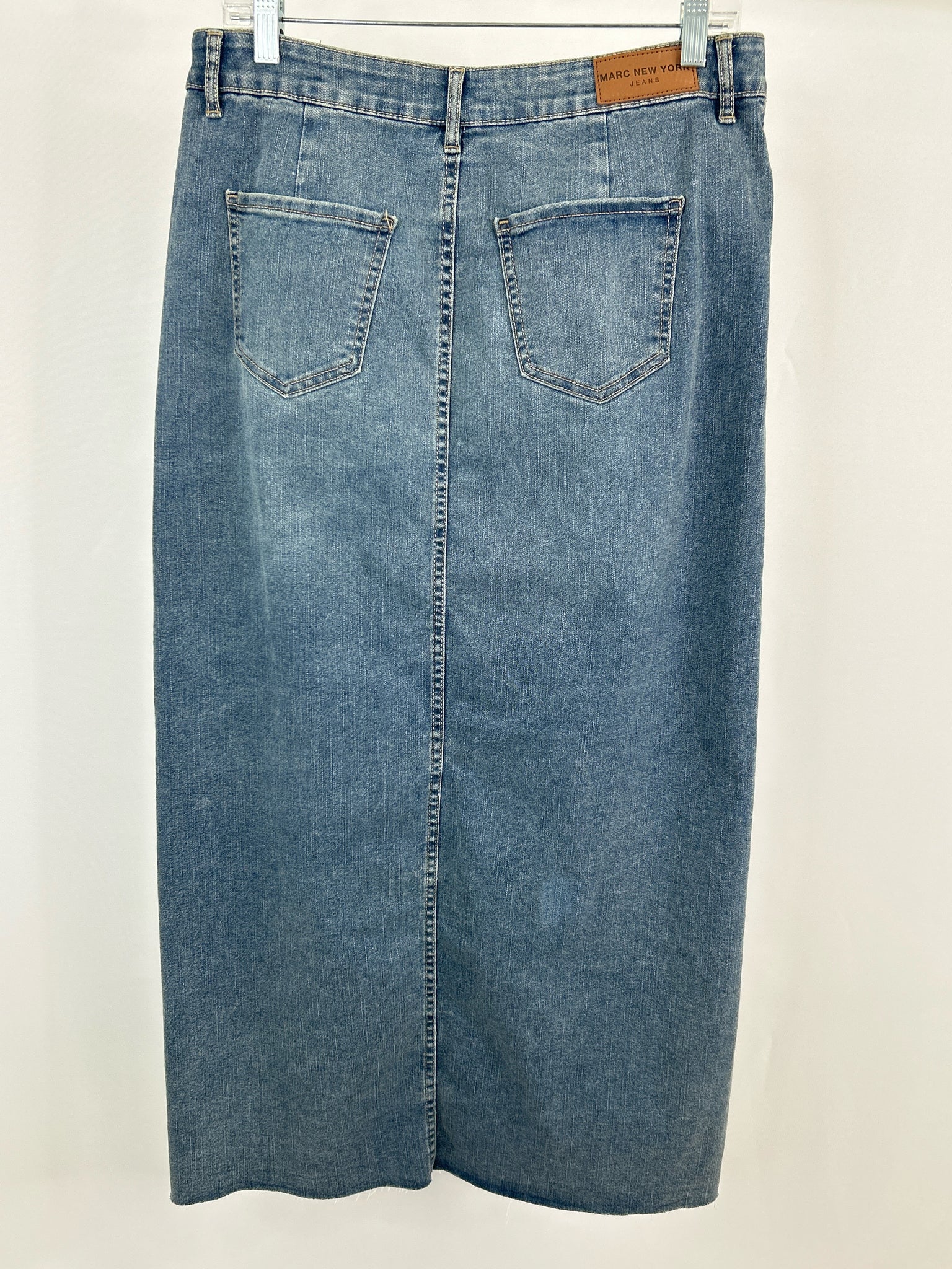 MARC NEW YORK Size 12 BLUE DENIM Women Skirt