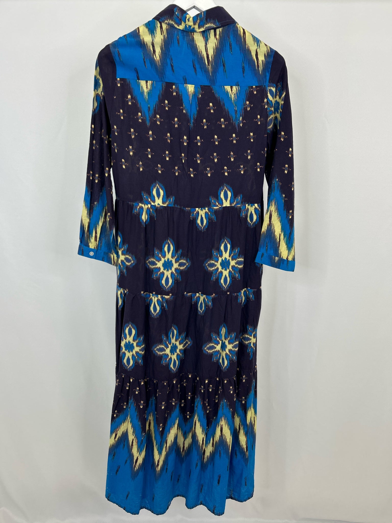 BE BOHO Size XS Navy Print Women Dress