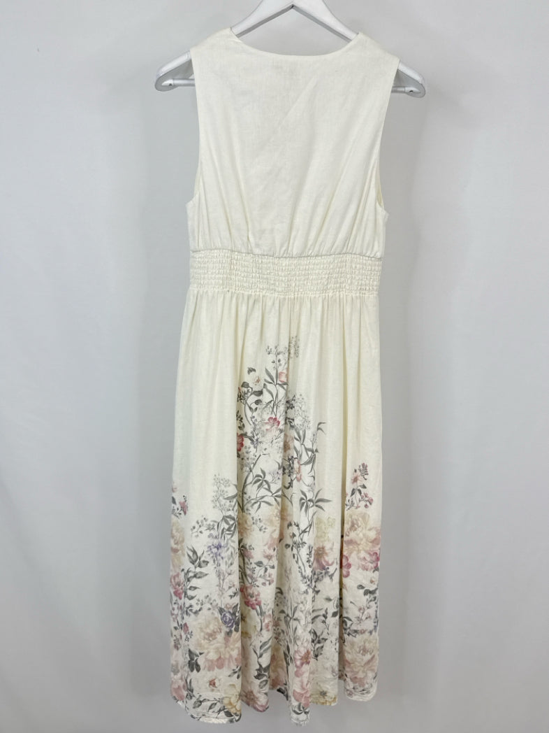 JOIE Size M White Floral Women Dress
