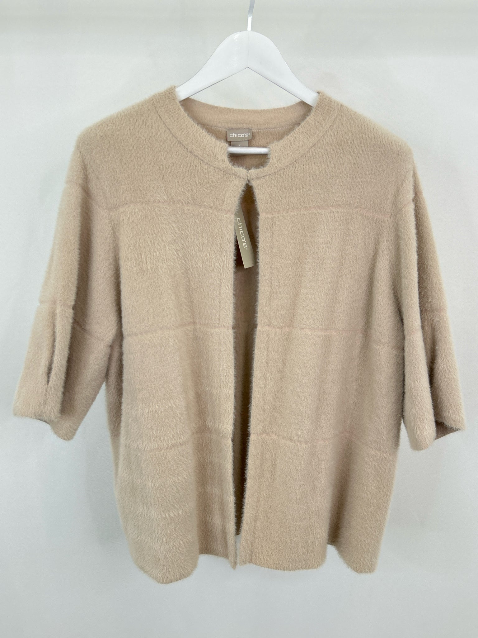 CHICO'S Size XL Pink Women Cardigan