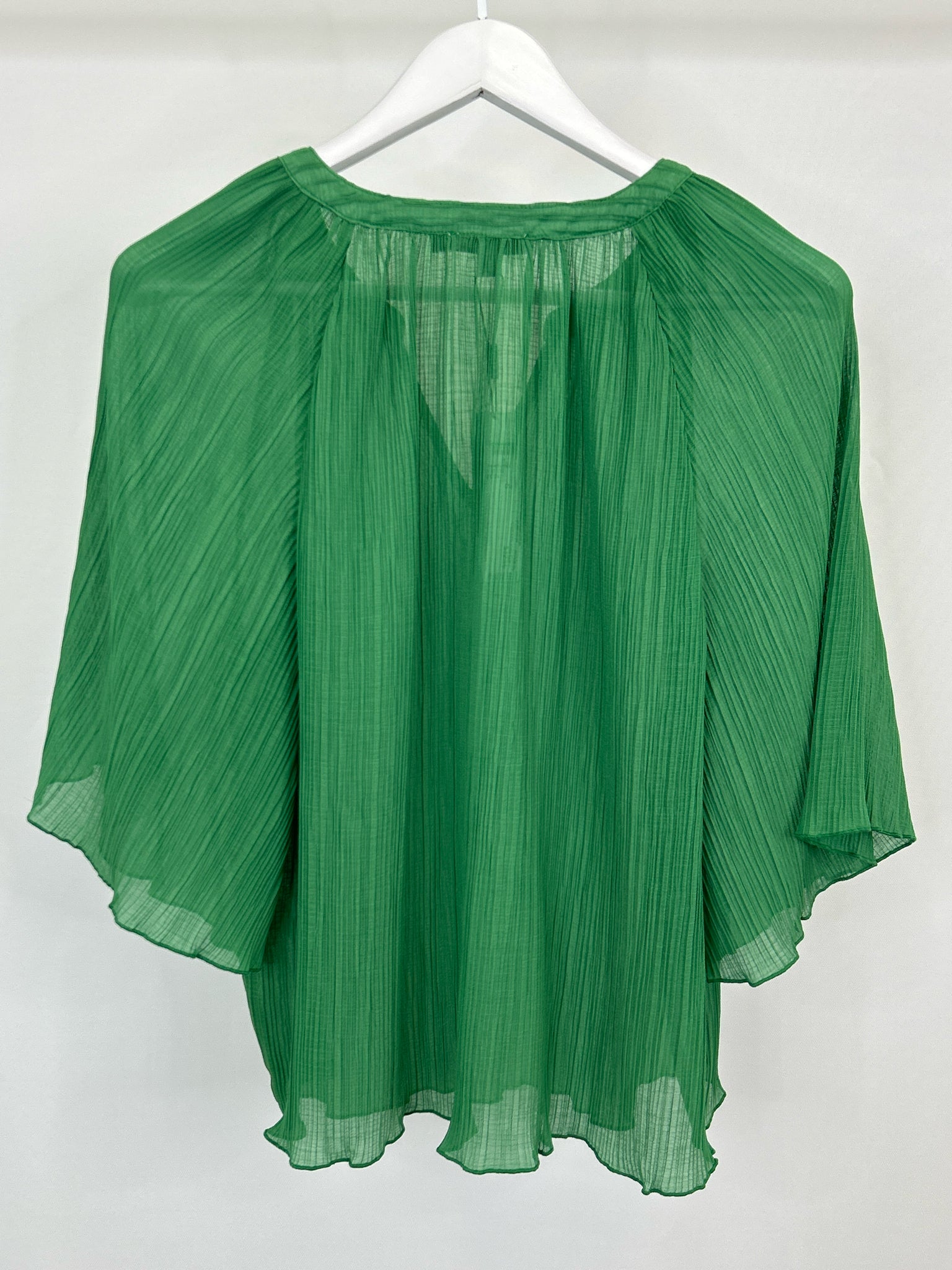 CHICO'S NWT Size S Kelly Green Women Top