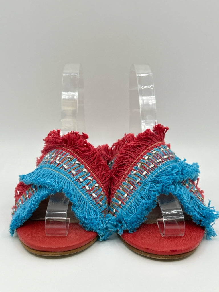 KAANAS Size 8 RED & BLUE Sandal