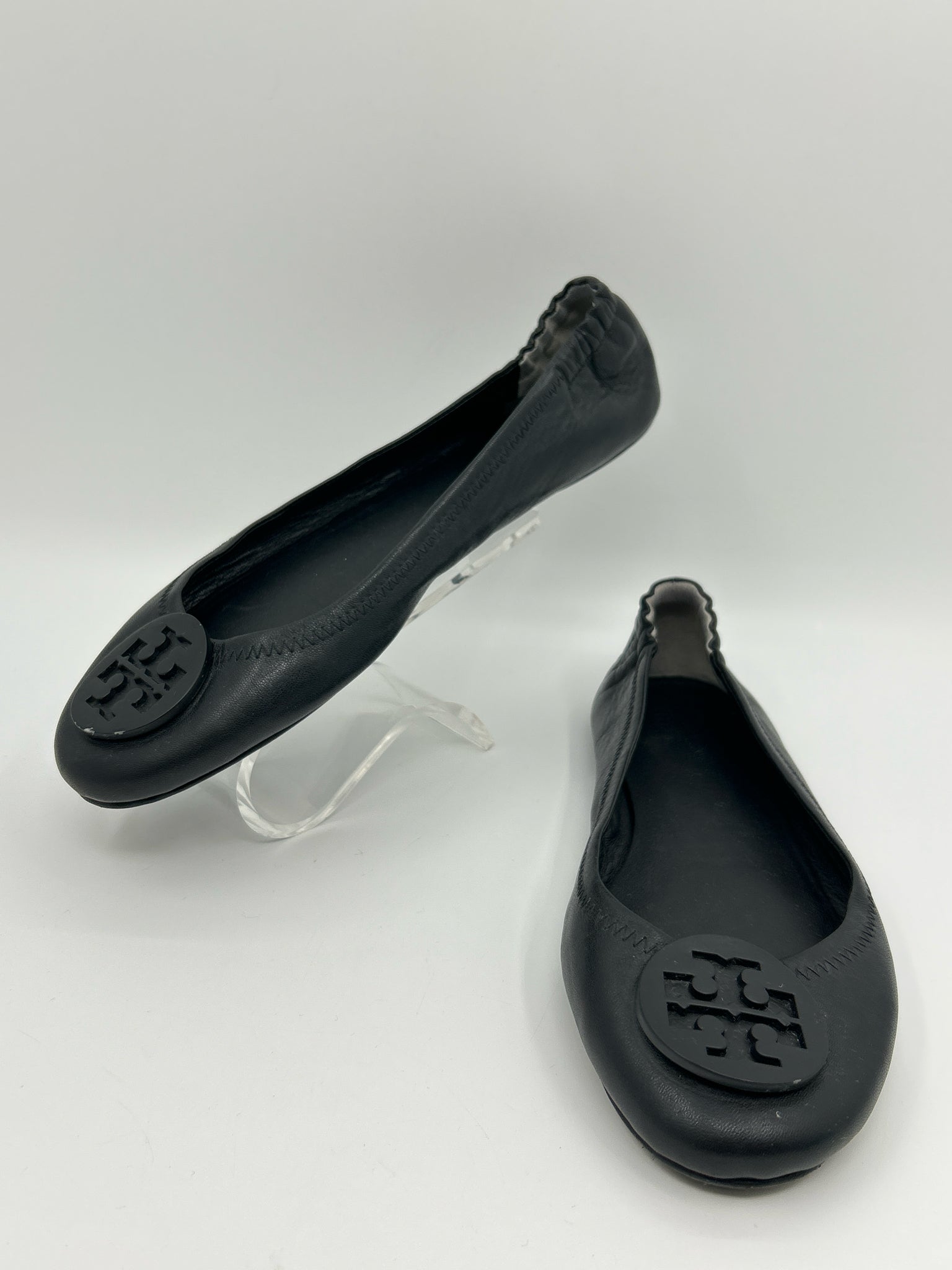 TORY BURCH Size 9.5M Black Women Flats