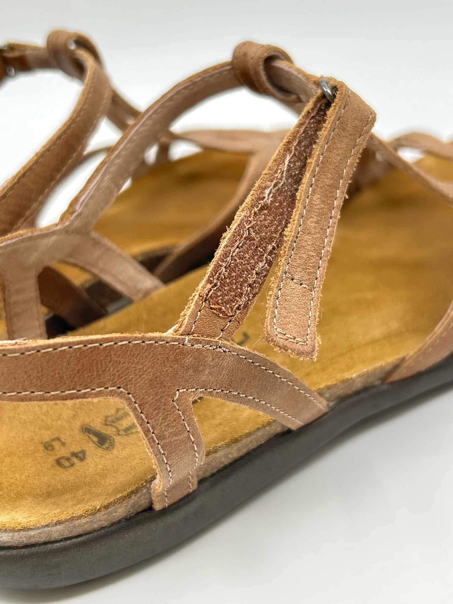 NAOT Size 9/9.5 Brown Women Sandal