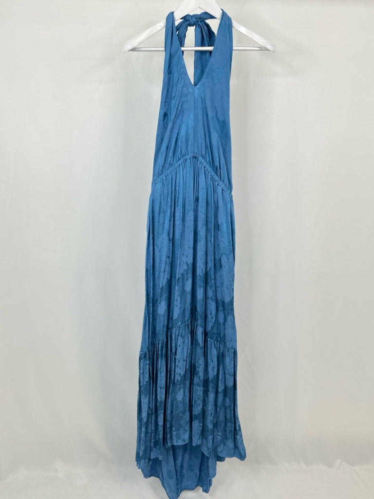 ANTHROPOLOGIE Size L Blue Dress