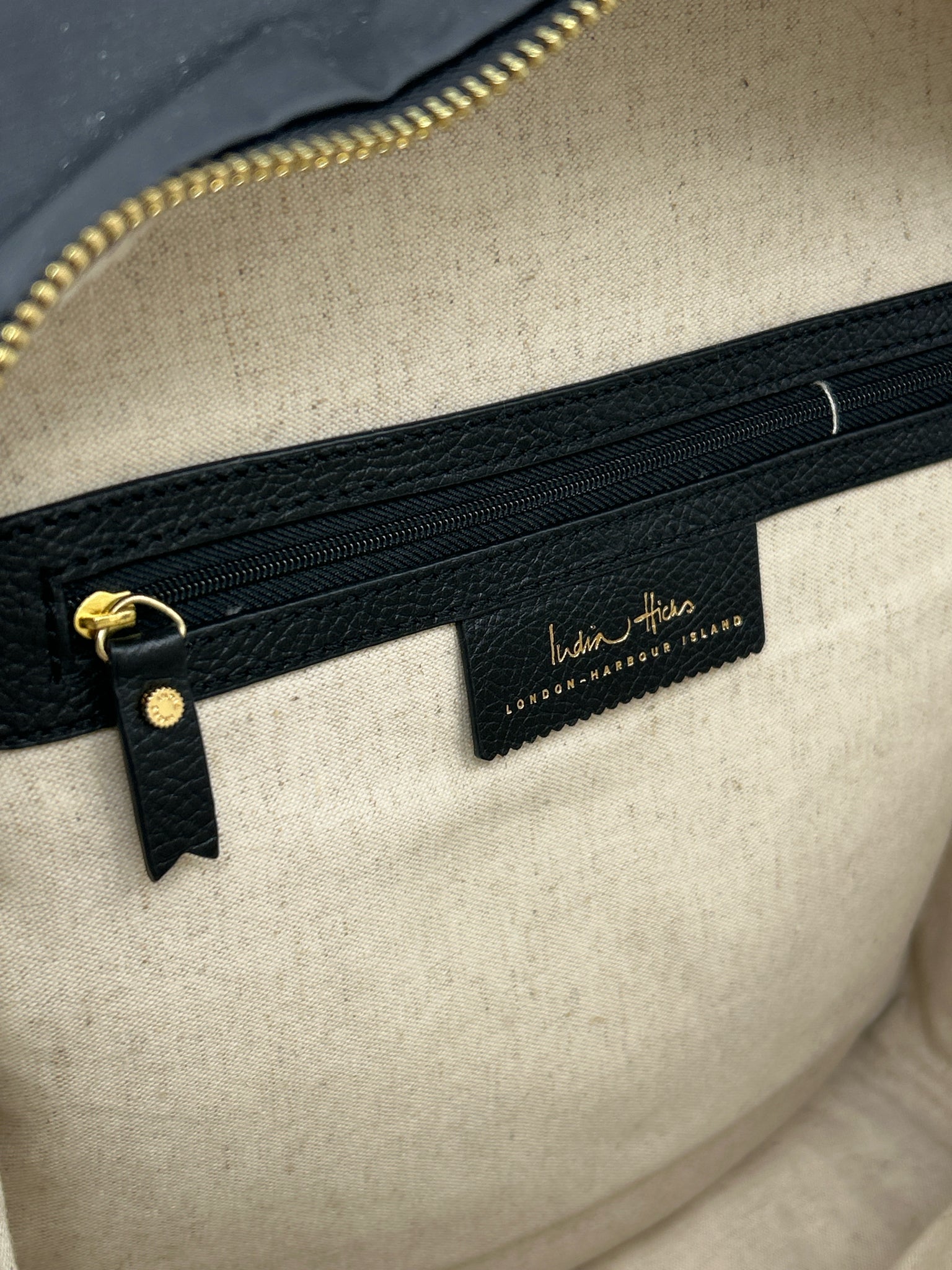 India Hicks Black Women Backpack