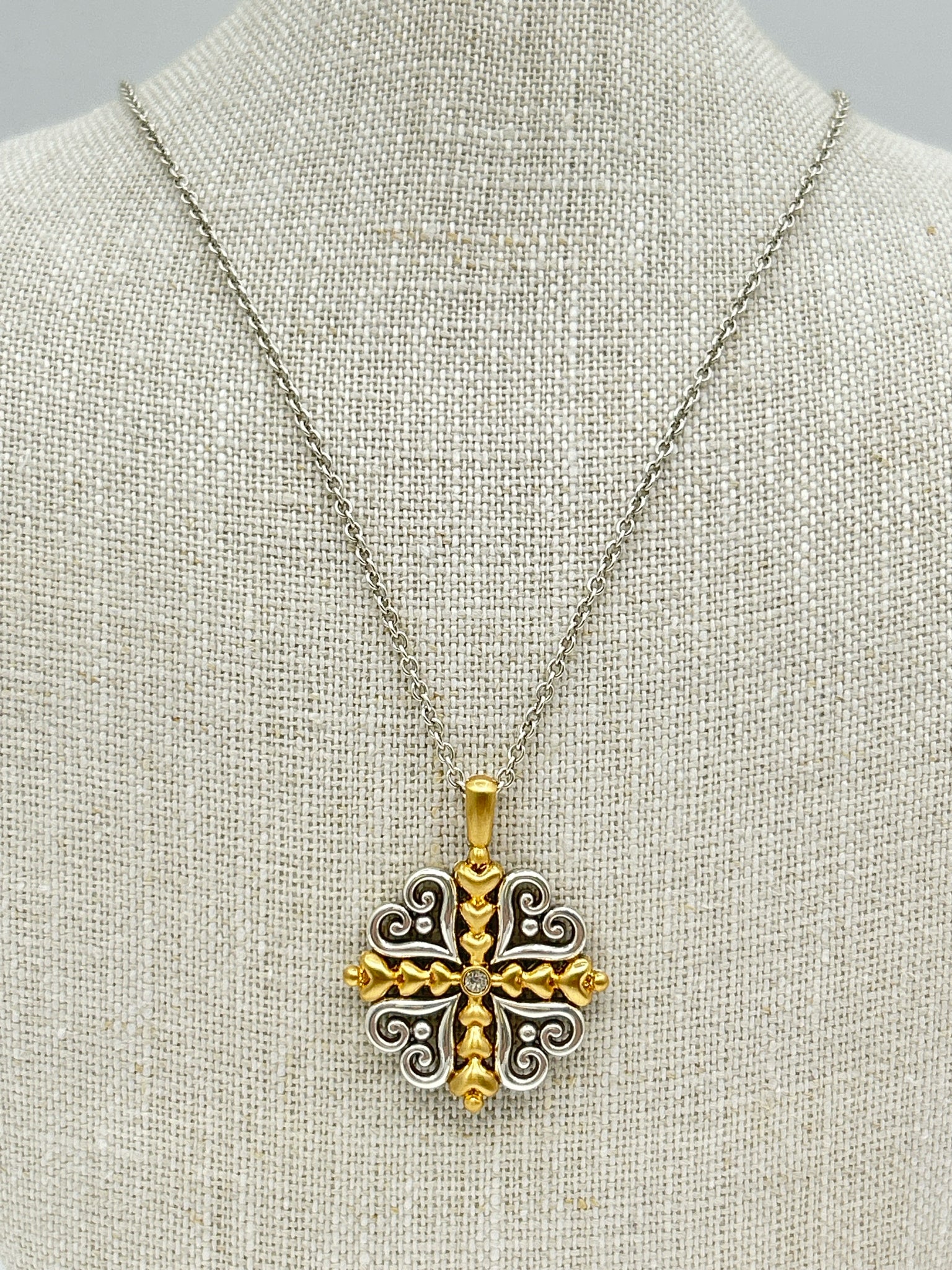 BRIGHTON Silver and Gold Necklace