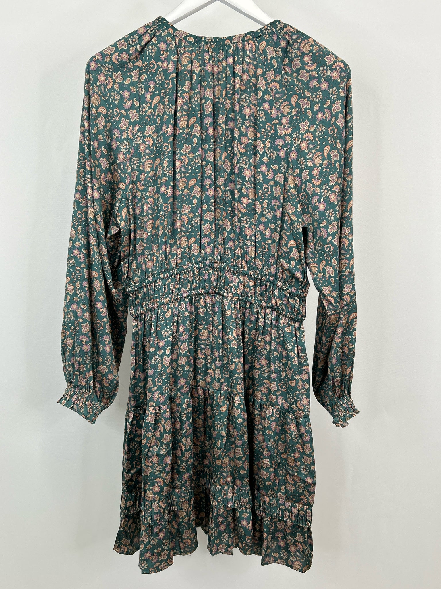 CURRENT AIR Size M Green Floral Women Dress NWT