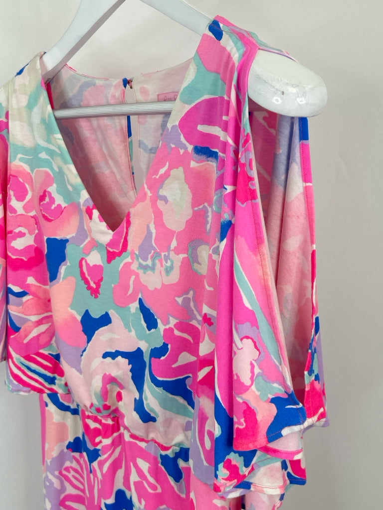 LILLY PULITZER Size XS Pink and Blue Women's Dress