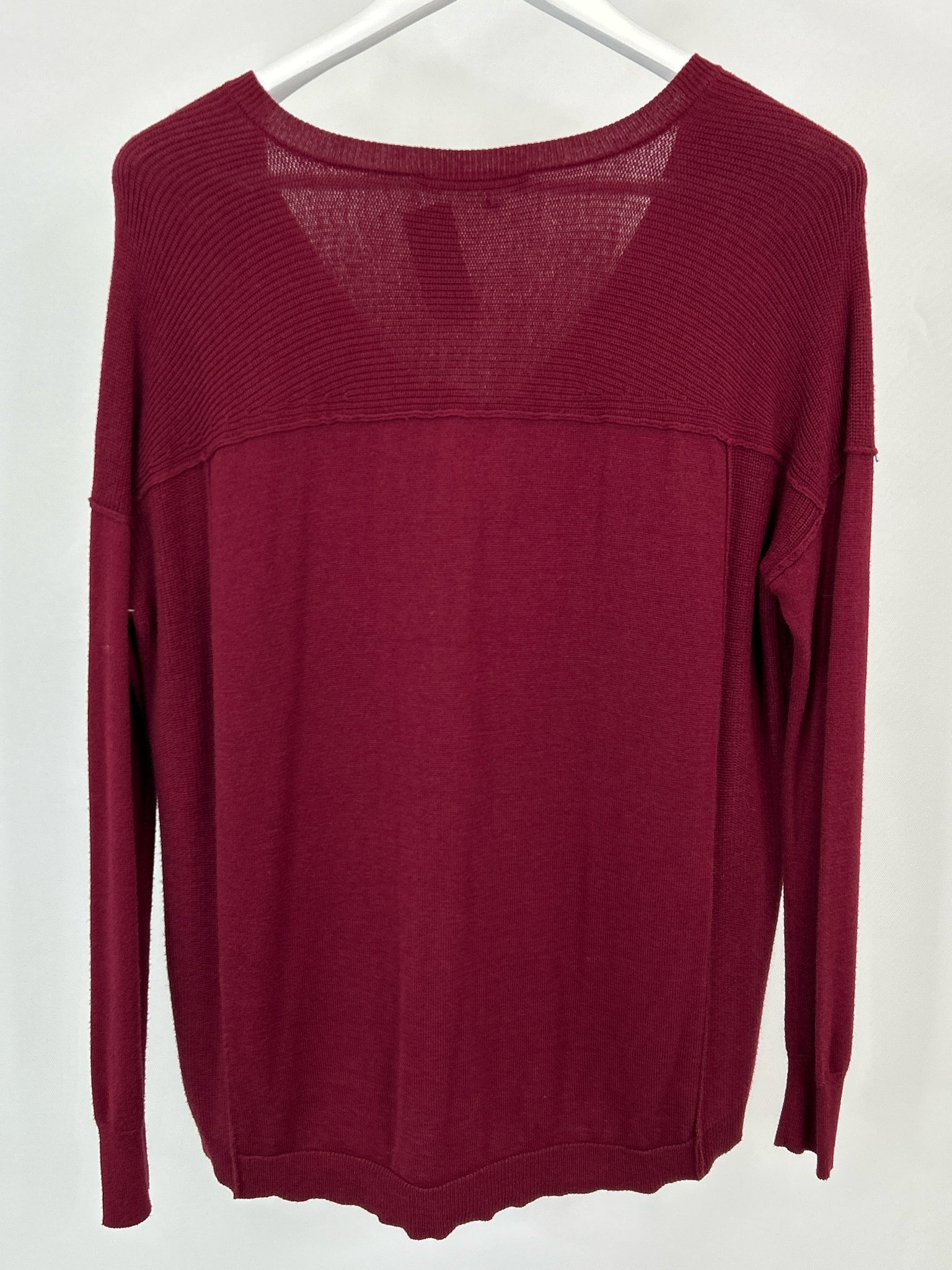 ELLIOTT LAUREN Size S/M Burgundy Women's Sweater