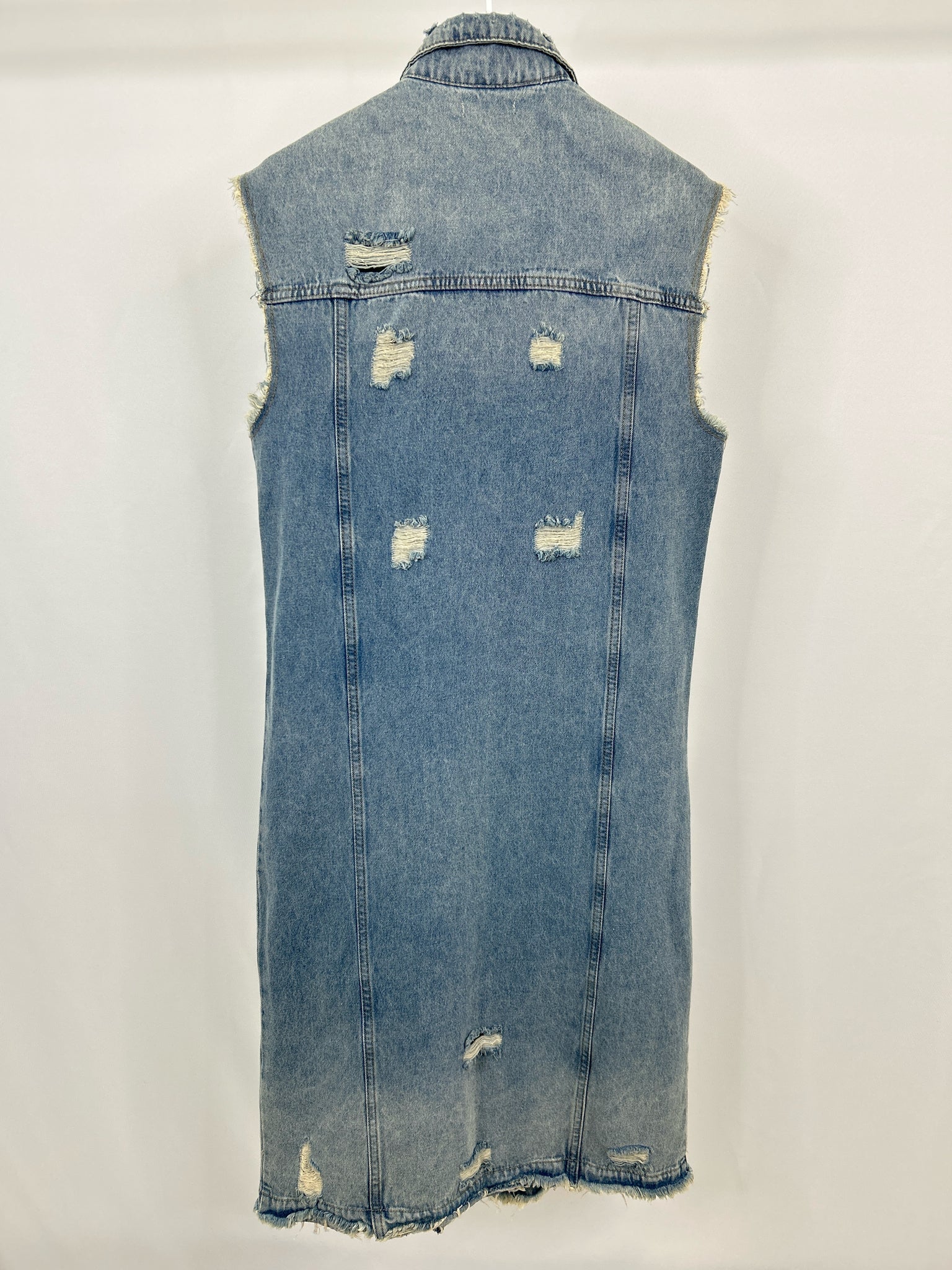 VERVET Size M BLUE DENIM Women Dress