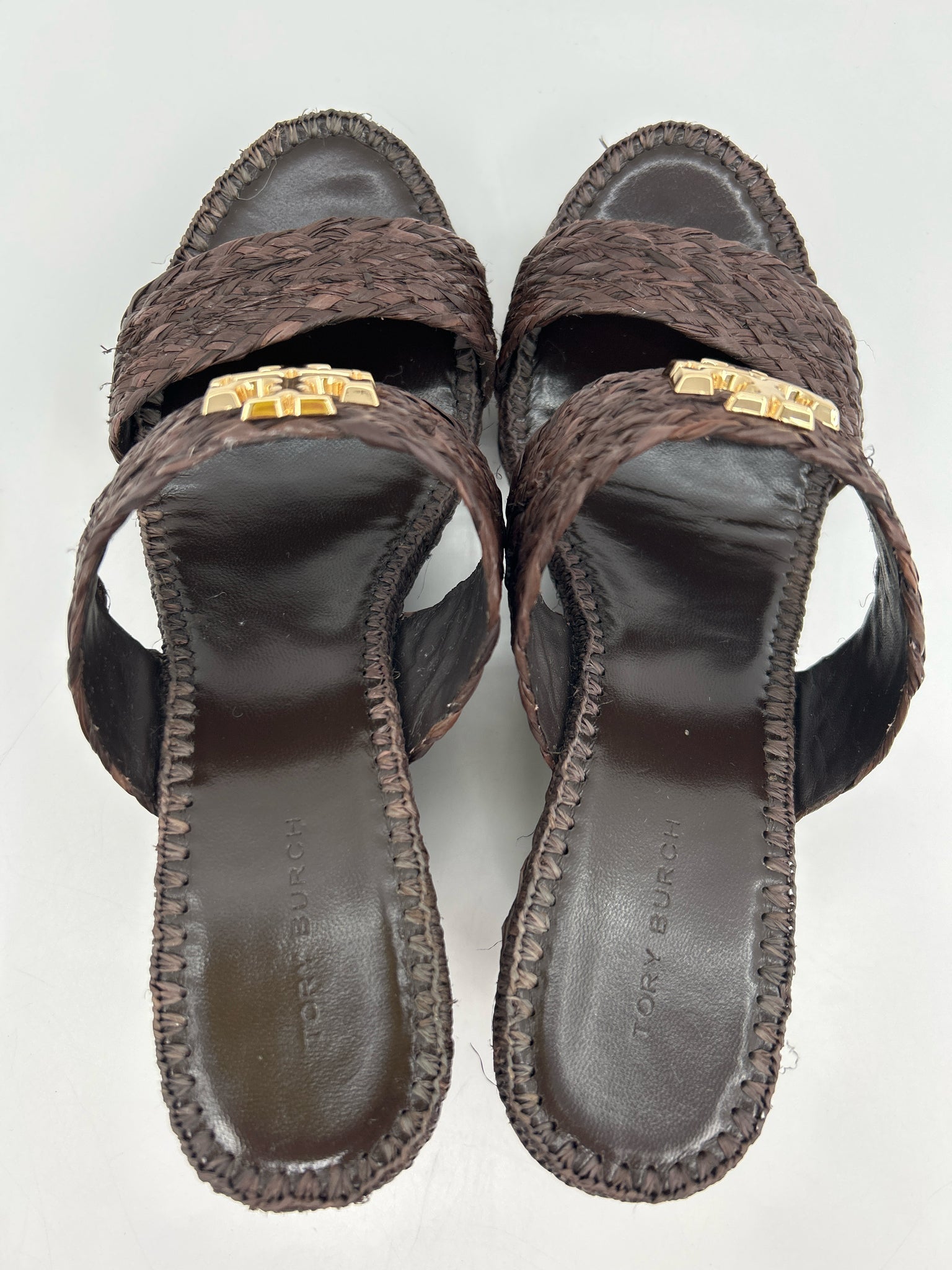 TORY BURCH Size 7.5M Brown Women Sandal
