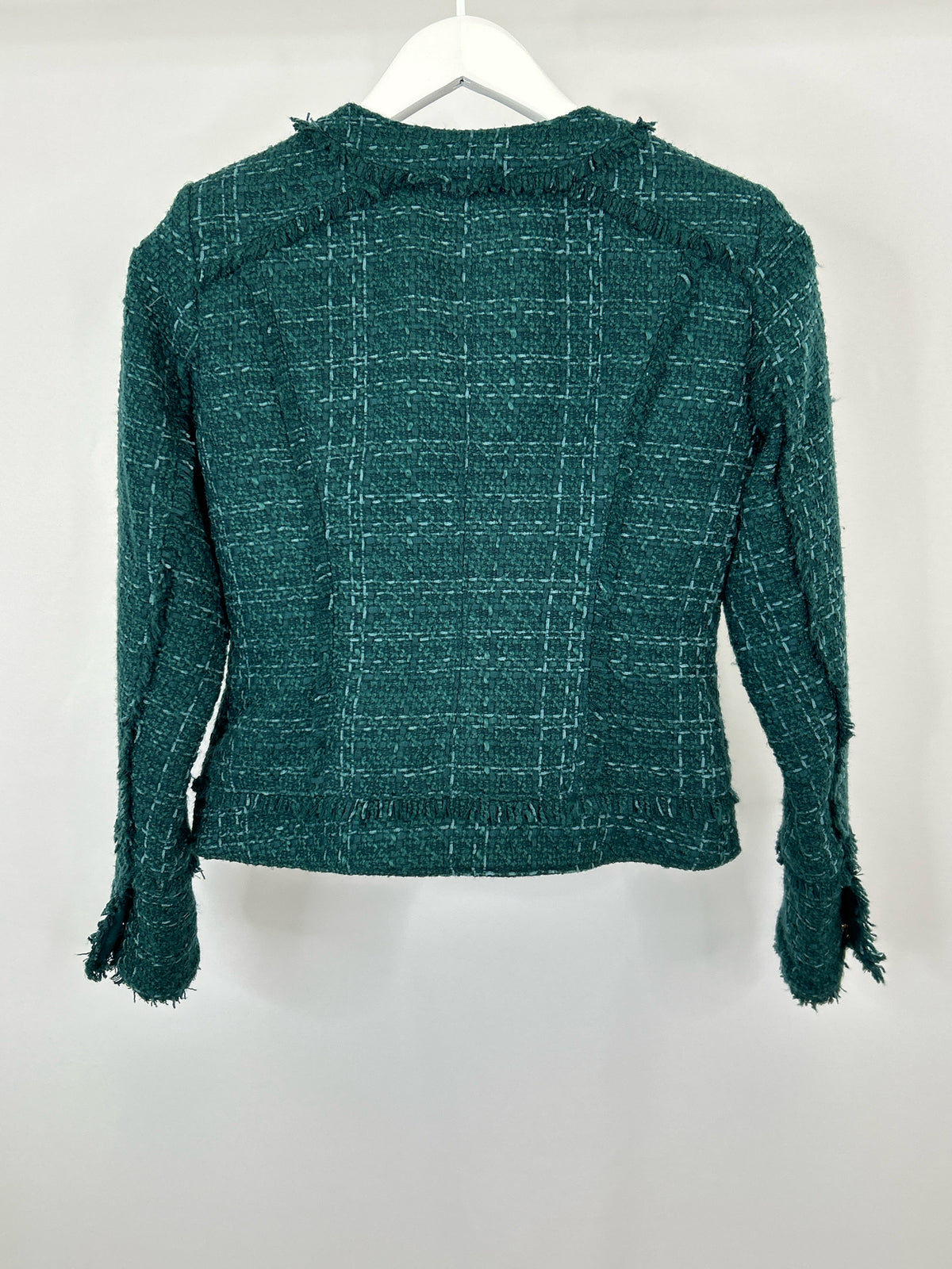White House Black Market Size S Teal Green Women Blazer