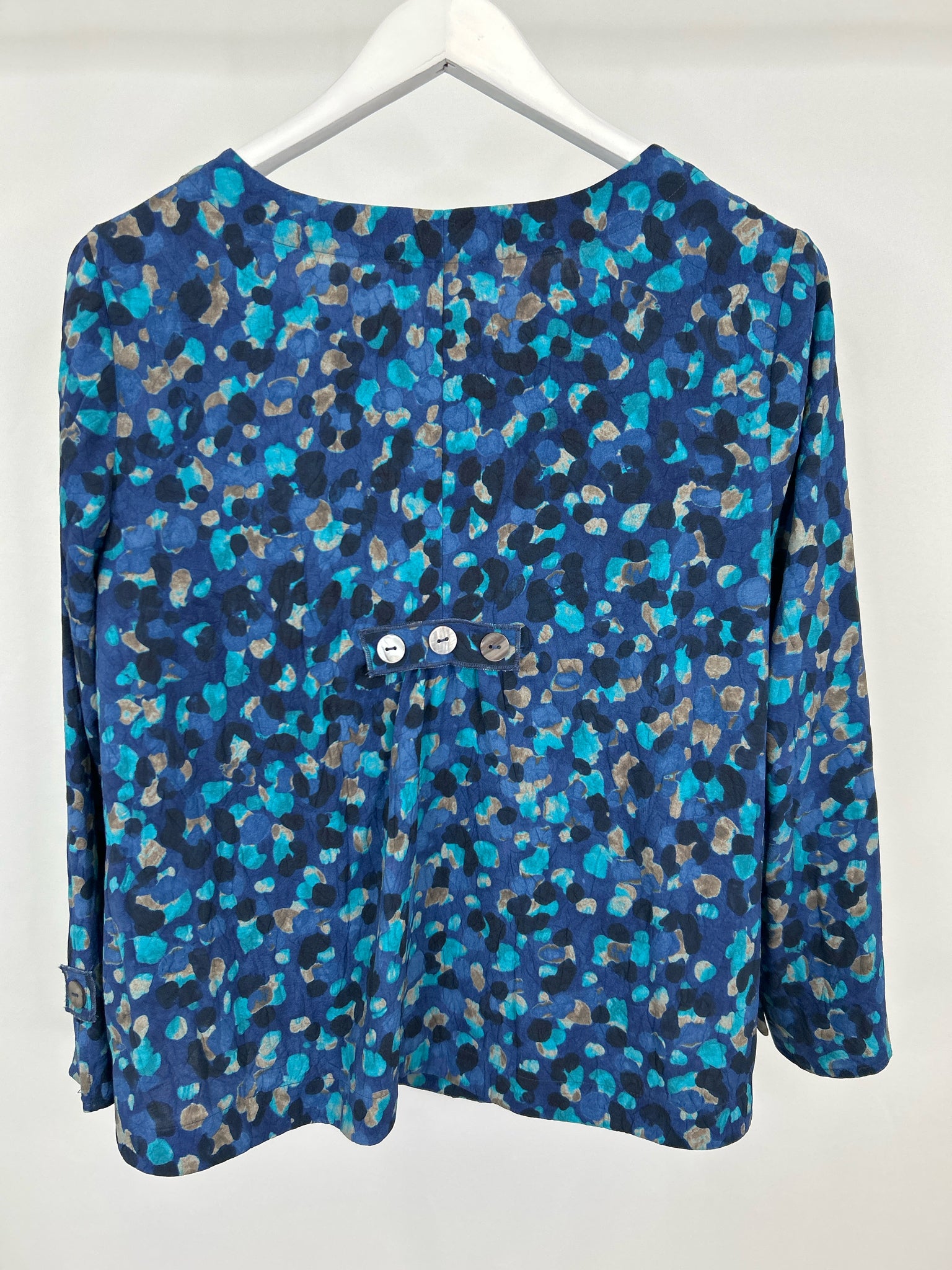 HABITAT Size S Blue Print Women Top