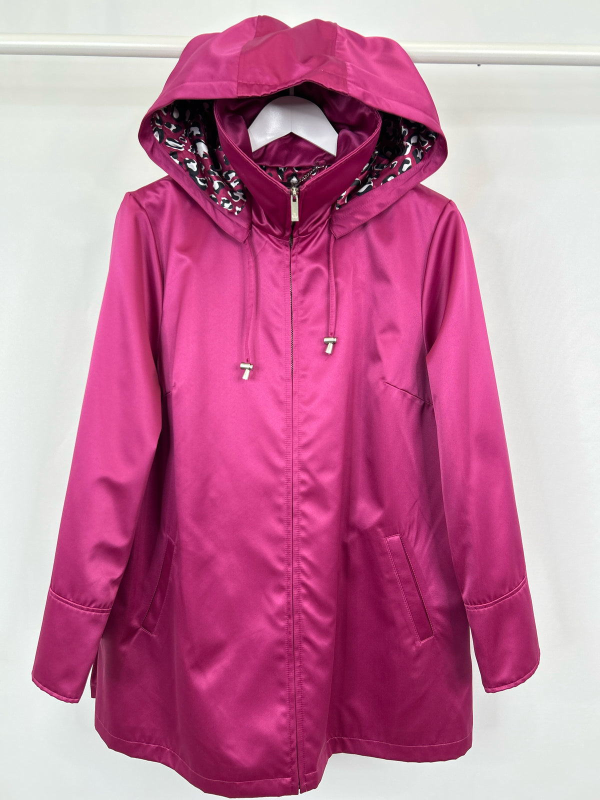Dennis by Dennis Basso Size XL Pink Women Raincoat