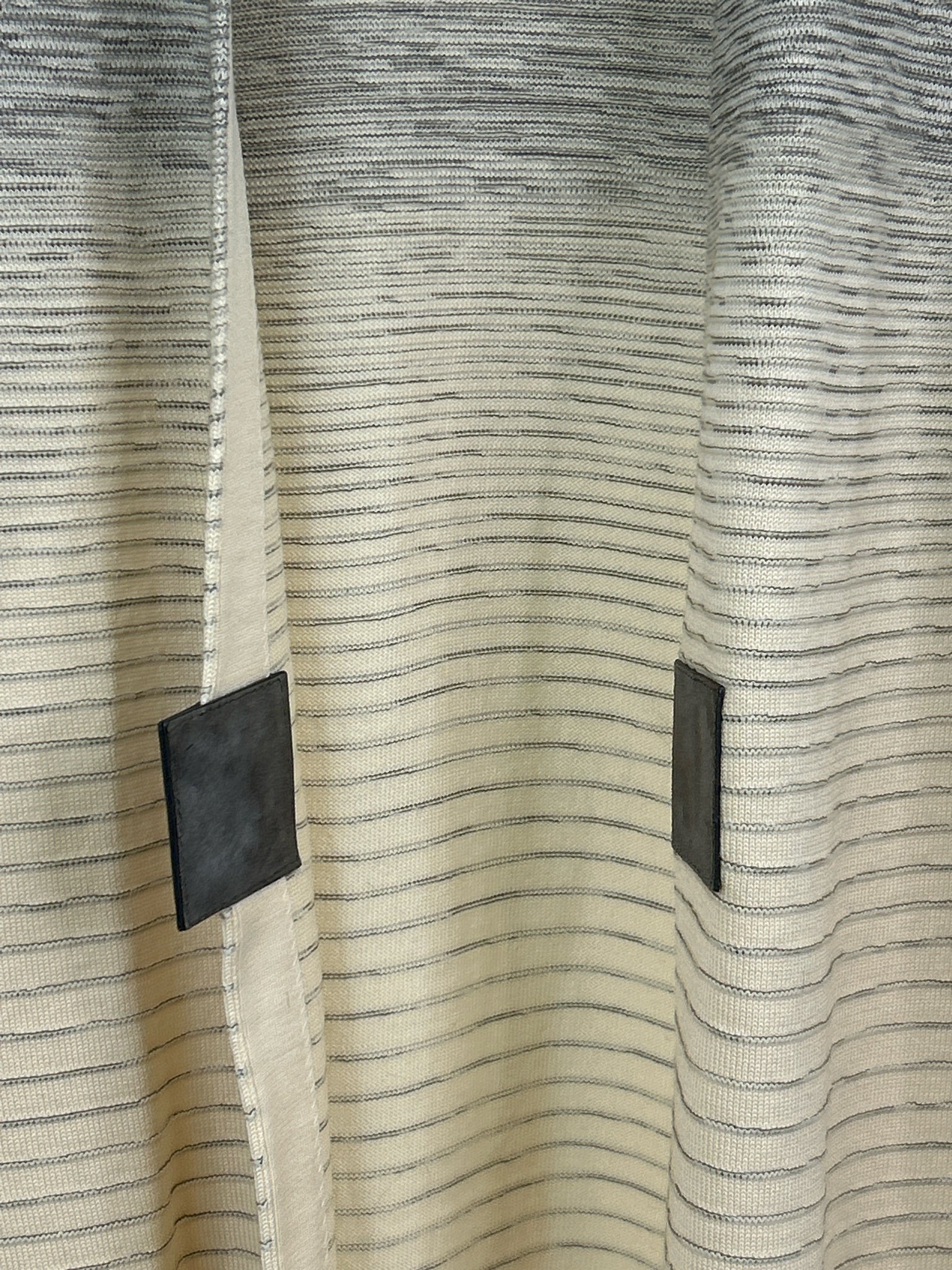 LAFAYETTE 148 Size L CREAM AND BROWN Women Cardigan