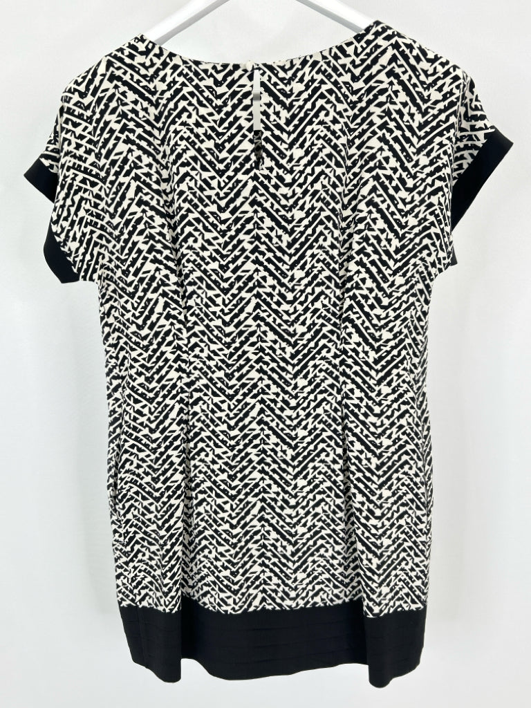 YUMI KIM Size XS BLACK AND IVORY Women's Dress